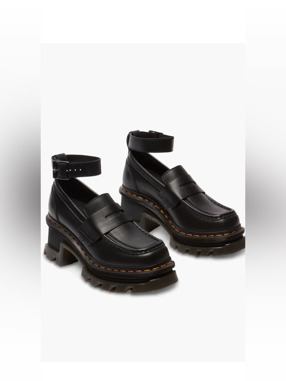 Dr.Martens CORRAN Wanama Leather Loafers EU 42, UK  8, US 10 Black New